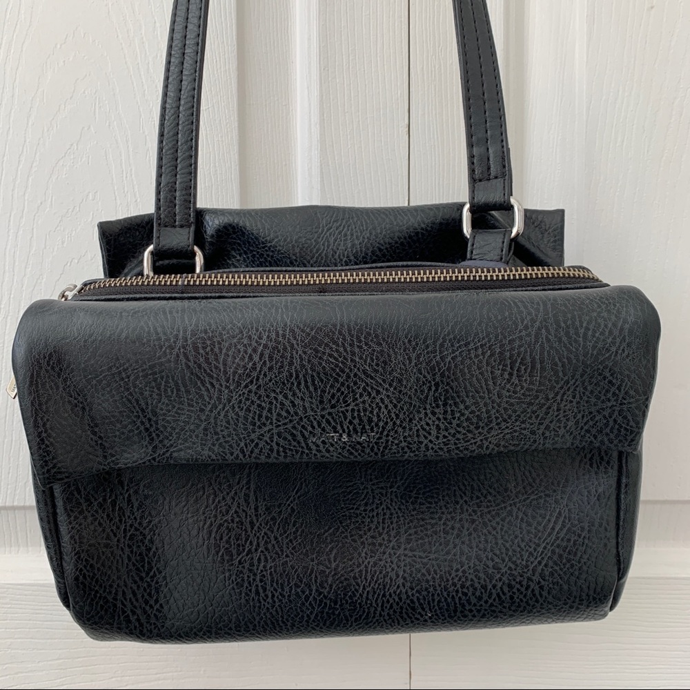 MATT & NAT vintage shoulder bag - Charcoal